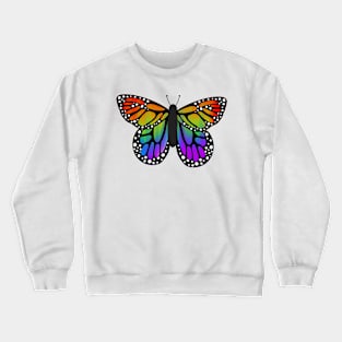 Rainbow butterfly v1 Crewneck Sweatshirt